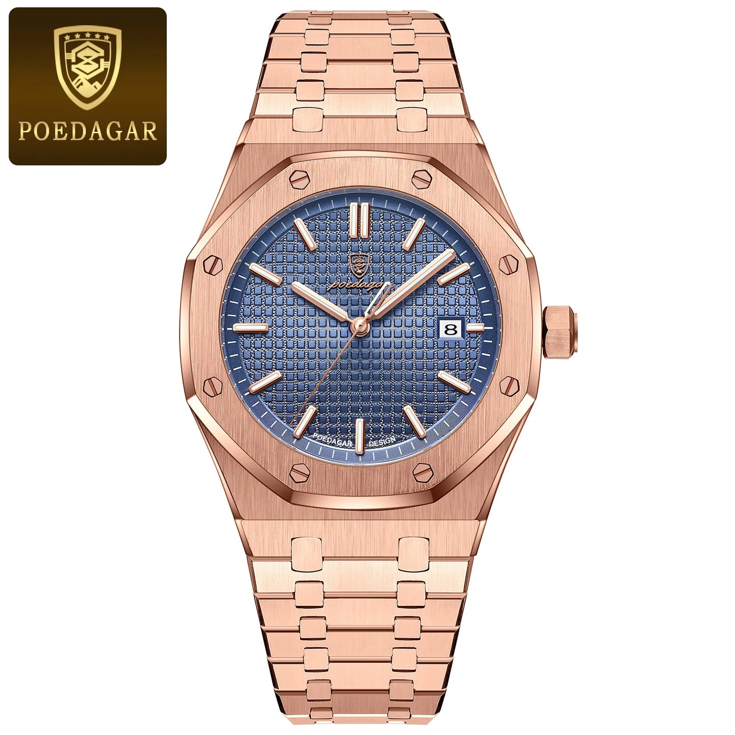 POEDAGAR BUSINESS QUARTZ WATCH