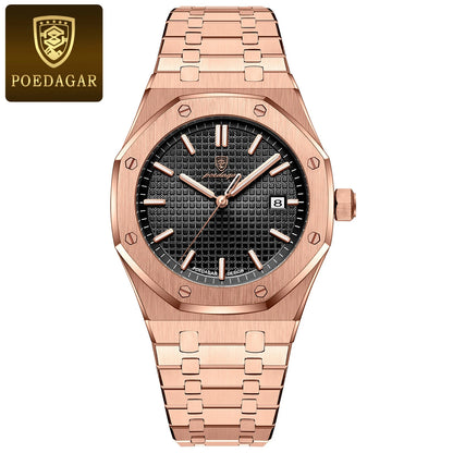 POEDAGAR BUSINESS QUARTZ WATCH